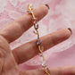 Tulip Bracelet  – Premium Quality Stainless Steel Elegant Bracelet for Women l Green ~ Without Box