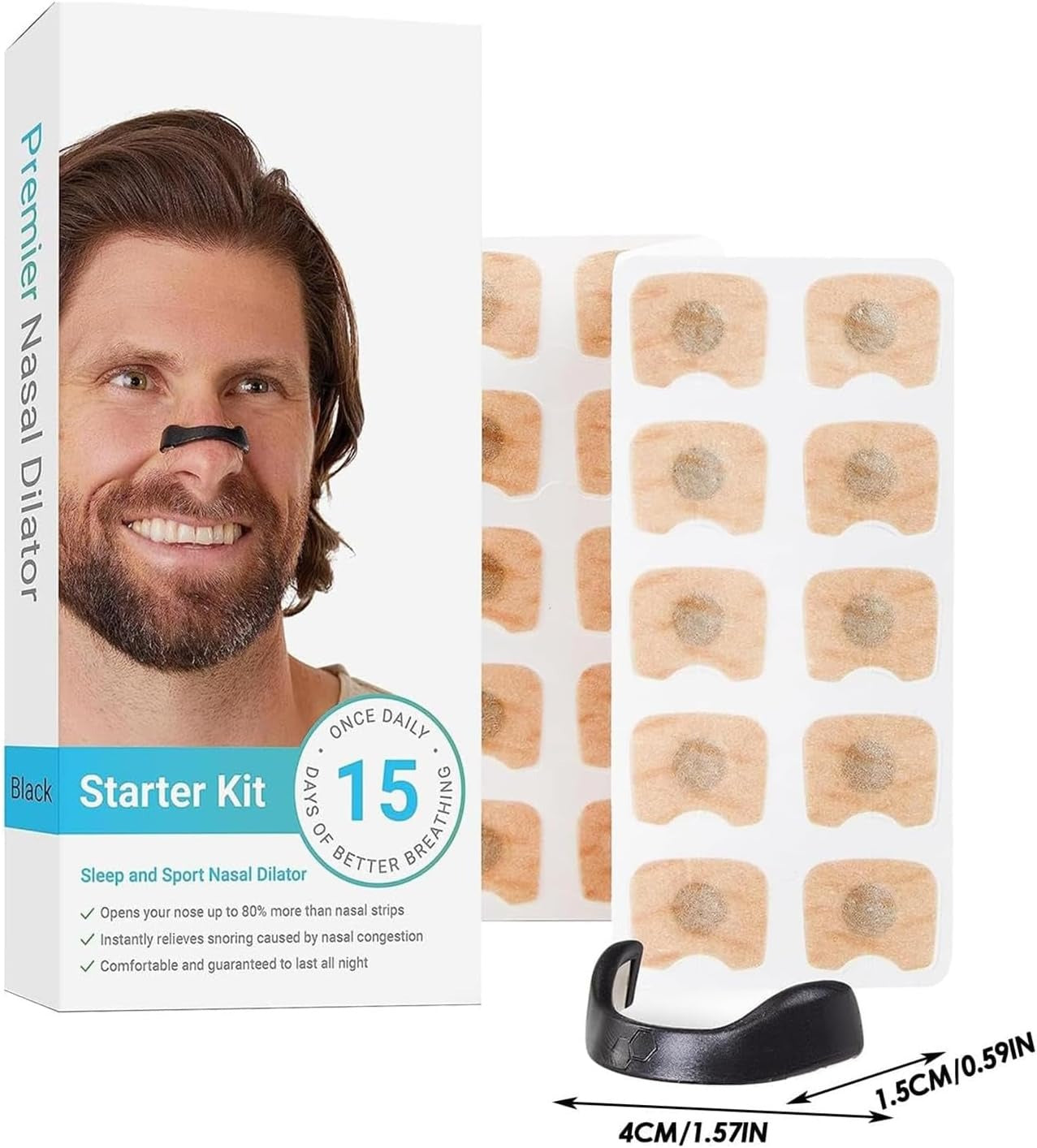 Sleepco Nasal Dilator Starter Kit For Comfortable Breathing And Snoring Relief