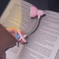Portable LED Reading Lamp With Clip - Lightweight Flexible Night Book Light For Eye Care Comfortable Bedtime Reading And Travel (Random Color)