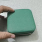 Portable Jewelry Storage Box | Leather Organizer | Travel Case | Multipurpose Gift Box for Jewellery & Hair Accessories (Random Colour)